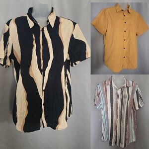 VATPAVE 3 Multicolor Casual Shirt Bundle